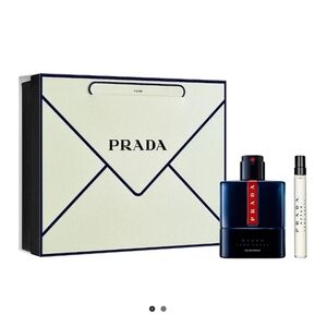 Prada Luna Rossa Ocean Fragrance Set with Blue Bottle